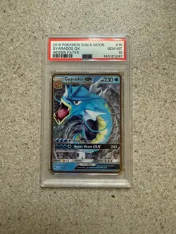 PSA 10 Pokemon Gyarados GX 16/68 Hidden Fates Ultra Rare Holo. NEW CERT 03/2026 - Image 1