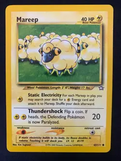 MAREEP - 65/111 - NEO GENESIS - POKEMON CARD - LP - Image 1