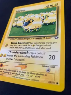 MAREEP - 65/111 - NEO GENESIS - POKEMON CARD - LP - Image 3