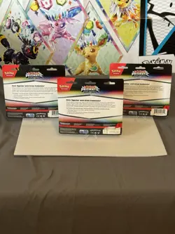 Pokemon TCG Prismatic Tech Stickers Lot of 3 New Factory Sealed - Image 2