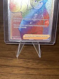 Brandon Full Art Secret Rare 203/195 Silver Tempest Holo Trainer Pokemon TCG - Image 5
