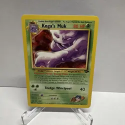 Pokemon Gym Challenge – Koga's Muk 26/132 – Rare – NM Vintage WOTC - Image 1