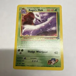 Pokemon Gym Challenge – Koga's Muk 26/132 – Rare – NM Vintage WOTC - Image 3