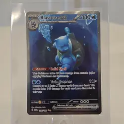 Pokemon TCG SV 151 Blastoise ex Hyper Rare Holo 200/165 EN 330 HP - Image 1