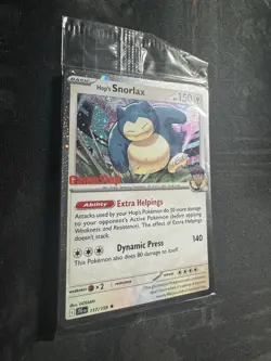 Hop's Snorlax - GameStop Promo (Cosmos Holo) 117/159 Sv09: Pokemon TCG Sealed - Image 4