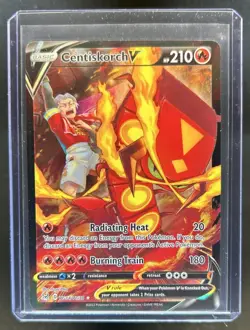 2022 Pokemon SWSH Lost Origin Centiskorch V Trainer Gallery #TG14/TG30 - Image 1