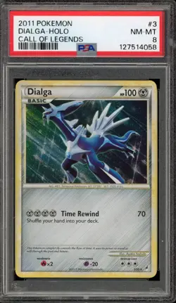 Pokemon Dialga Call of Legends Holo Rare #3 PSA 8 - Image 1
