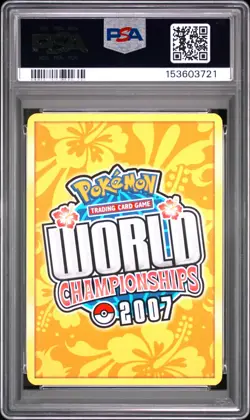 2007 POKEMON WORLD CHAMPIONSHIPS PROMO LEGENDARY ASCENT #102 ESPEON EX PSA 10 - Image 2