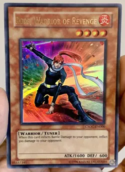 Yugioh 2008 Rose Warrior of Revenge CSOC-EN000 Ultra Rare NM w/Tracking - Image 2