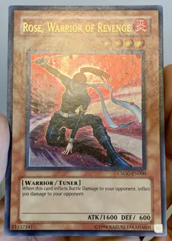 Yugioh 2008 Rose Warrior of Revenge CSOC-EN000 Ultra Rare NM w/Tracking - Image 5
