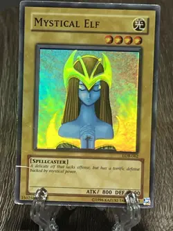 Mystical Elf – LOB-062 – Unlimited – Super Rare – Yu-Gi-Oh!(Damged) - Image 3