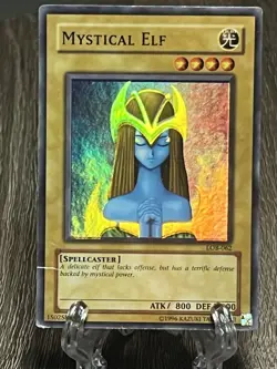 Mystical Elf – LOB-062 – Unlimited – Super Rare – Yu-Gi-Oh!(Damged) - Image 4