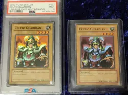 PSA 9 - LOB-007 - Light Fade Wavy- Celtic Guardian - Yu-Gi-Oh! See Comparison - Image 3
