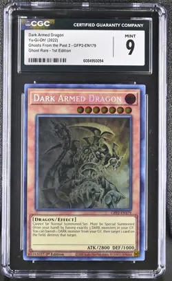 Dark Armed Dragon GFP2-EN179 1st Edition Yu-gi-oh! CGC 9 Mint *094 - Image 1