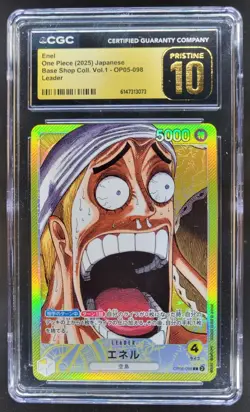 2025 ONE PIECE JP ENEL LEADER OP05-098 CGC 10 PRISTINE KN3 - Image 1