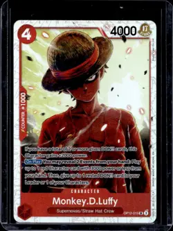 2025 One Piece Legacy of the Master Monkey.D.Luffy Super Rare #OP12-015 - Image 1
