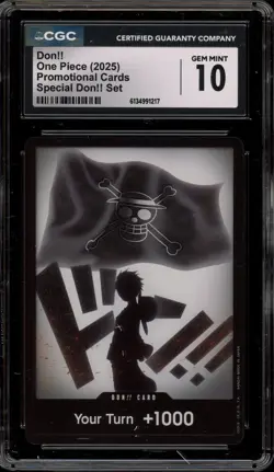 One Piece CCG Don!! Special Don!! Set Promo CGC 10 Gem Mint - Image 1