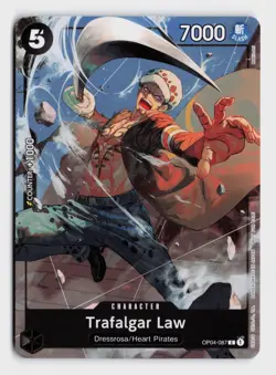 Trafalgar Law (Welcome Pack Vol. 1) OP-PR #OP04-087 LP One Piece TCG C - Image 1