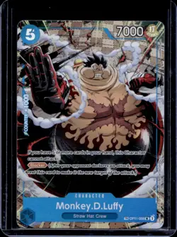2025 One Piece Monkey.D.Luffy Uncommon Treasure Rare #OP11-058 - Image 1