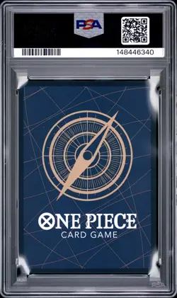 2025 ONE PIECE JPN OP14-THE AZURE SEA'S SEVEN ALT ART #104 GECKO MORIA PSA 9 - Image 2