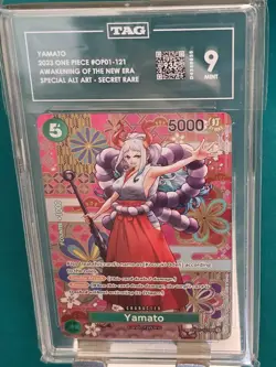 🔥 2023 One Piece Yamato OP01-121 Secret Alt Art PSA 9 MINT 💎📈 - Image 1