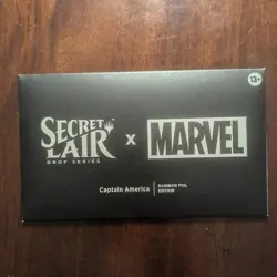 MTG SECRET LAIR X MARVEL'S Captain America - Foil Edition SEALED - IN HAND - Image 2