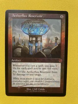 Aetherflux Reservoir Retro Frame #2 FOIL MTG - Image 1