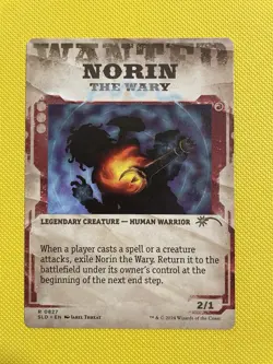 MTG Norin the Wary - NON-FOIL - Secret Lair Drop #0827 NM/M Unplayed - Image 2