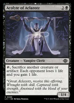 Acolyte of Aclazotz NM, English MTG Lost Caverns of Ixalan - Main Set - Image 1