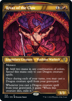 Showcase RIVAZ OF THE CLAW x4 mtg NM-M Dominaria United 4 Rare - Image 1