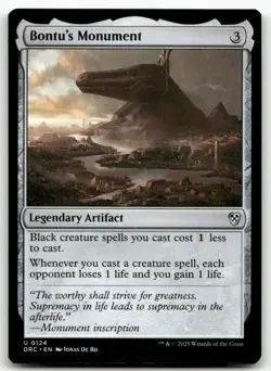 Bontu's Monument #124 MTG Aetherdrift NM X1 - Image 1