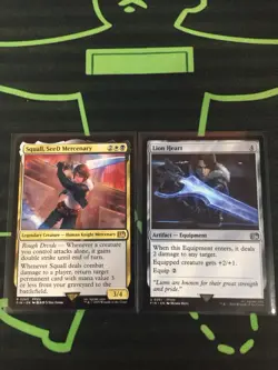 MTG Magic The Gathering Squall, SeeD Mercenary / Lion Heart FIN Final Fantasy - Image 1