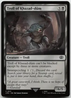 MTG Troll of Khazad-dum C Universes Beyond: The Lord of the Rings: Tales of Midd - Image 1