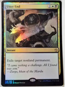 Utter End - FOIL - Khans of Tarkir - Magic the Gathering MTG - Image 1