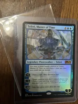 Teferi, Master of Time Core Set 2021 Foil Magic: The Gathering -w/ Top Loader - Image 2