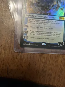 Teferi, Master of Time Core Set 2021 Foil Magic: The Gathering -w/ Top Loader - Image 5