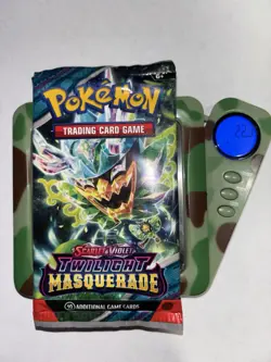 22.3g! HEAVY Weight Pokemon TCG Twilight Masquerade Booster Pack Ogerpon Art - Image 1