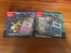Paldean Fates Tech Sticker Collection Lot greavard maschiff pokemon tcg NEW! - Image 1
