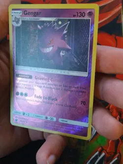 Gengar - 38/111 - Reverse Holo Rare - Crimson Invasion Pokemon TCG LP - Image 3