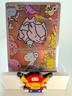 Ditto 'Why BojioU' Rhyhorn /50 FAN ART After Skool Hobby 2 Pokemon - Image 1