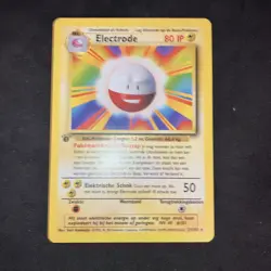 19999 Pokemon 1st Edition Dutch Base Set Non-Holo Mint Electrode - Image 1