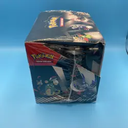 NEW Pokemon TCG SV10.5 Black Bolt & White Flare Unova Mini 8 Tin Display - Image 4