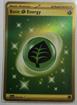 Pokemon TCG - Grass Energy 278/193 - SV Paldea Evolved - Gold Hyper Rare NM - Image 1