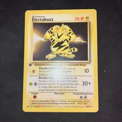 19999 Pokemon 1st Edition Dutch Base Set Non-Holo Mint Electabuzz - Image 1