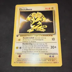 19999 Pokemon 1st Edition Dutch Base Set Non-Holo Mint Electabuzz - Image 2