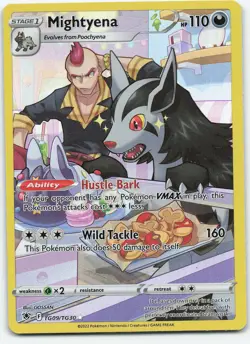 Mightyena TG09/TG30 Rare Holo SWSH Astral Radiance Trainer Gallery NM Pokemon - Image 1