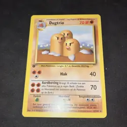 19999 Pokemon 1st Edition Dutch Base Set Non-Holo Mint Dugtrio - Image 2