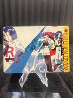 Pokemon Vintage Pocket Monsters Vending HOLO Prism Sticker Bandai 1999 Nintendo - Image 1