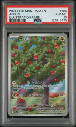 POKEMON PSA 10 2024 SV Twilight Masquerade Applin 185/167 IR - Image 1