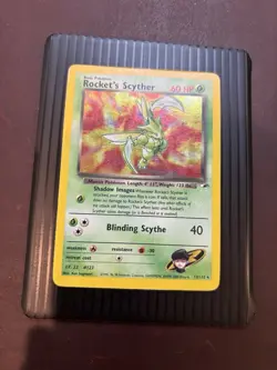 ROCKET'S SCYTHER 2000 POKEMON GYM HEROES RARE HOLO 13/132 MP/HP - Image 2